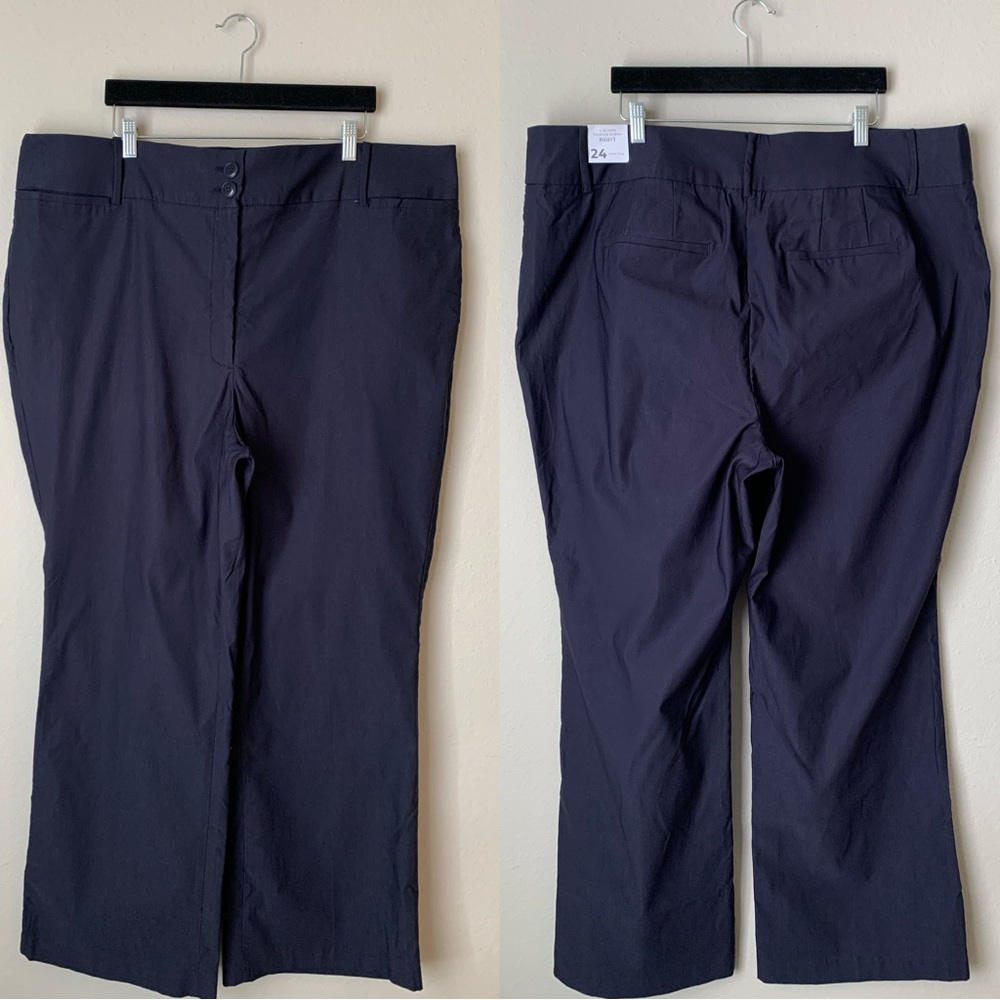 Lane Bryant Dark Navy Flare Pants